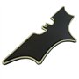 Batman Dark Knight Glow Dark GITD PVC Rubber 3D Touch Fastener Patch