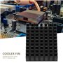 Dissipateur thermique de refroidissement en aluminium 5 pièces, module de dissipateur de chaleur pour puce de carte électronique