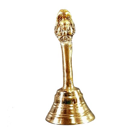 eSplanade - Laiton de première qualité 4.25 "en Laiton Pooja Puja Bell Ghanti