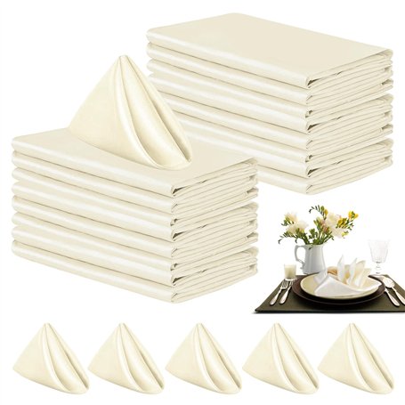 Serviettes de Table en Tissu