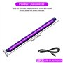 UV LED Tube Lampe Violette Avec Prise Pour Soirée