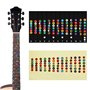 Autocollant de Frettes de Guitare Sticker Guitare pour Débutant Autocollant pour Guitare Electrique Touche Autocollant Note Guit