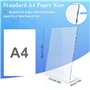A4 Porte-Brochures de Table en L