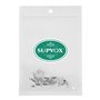 SUPVOX 20pcs Fermoirs à Vis Pour Bijoux, Attache Bracelet Et Collier, Accessoires Diy En MéTal, Boucles De ChaîNe, Argent, 1.5*0