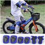 6 Pièces Protection Roller Enfant, Équipement de Protection avec Genouillères, Coudières, Protège-Poignets pour Vélo, Skateboard