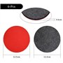 BEELUKY 6 Pièces Disque Polissage 125mm Feutre à Polir Tampons de Polissage en Feutre de Laine Kit Polissage Voiture pour Verre 