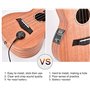 OTraki Micro Guitare Acoustique, Electriques Transducteur Guitares De Volume Micro capteur d'amplification pour Instrument de vi