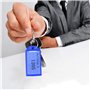 integrity.1 50pcs Etiquette d'identification de Porte-cles en Plastique Couleur variee Porte Étiquettes Cle à Bagages en Plastiq