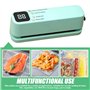 GOEDCH Mini Machine à Emballer Sous Vide: Verte Soudeuse Sac Plastique, Petite Machine à Sceller en Plastique Portable de Conser