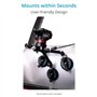 CAMTREE G-51 Support Professionnel d'Aspiration pour Voiture/Véhicule pour DSLR Caméscope Jusqu'à 4kg/9lb | Système de Support s