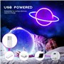 Wowlela Planet Neon Signs LED Enseigne Murale Au Néon, Suspendus Neon Lights Planet USB/Batterie Planète Lampe Neon Light pour E
