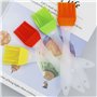 Lot de 4 pinceaux à pâtisserie en silicone résistants à la chaleur, adaptés pour les barbecues, les pâtisseries, les mélanges al