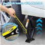 NVIYAM Cric Voiture 2T Universel à Ciseaux avec Clé à Cliquet et Clé pour Écrous - Portatif De Levage pour Voitures SUV MPV