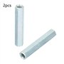 VOBOR Écrou Long M8 Inox 80 - Écrou de Tige Longue D'accouplement Hexagonal (2 Pièces)