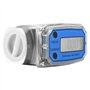 Débitmètre de Carburant - Eau Turbine Numérique Compteur de Carburant Diesel Essence Carburant Débitmètre 15-120L / min 1" NPT (