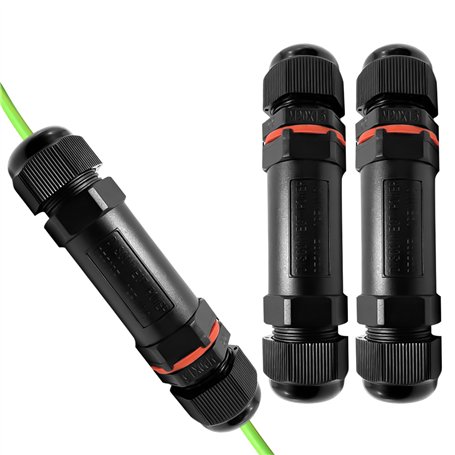 Xpieoyrm Lot de 3 connecteurs de câbles étanches IP68 pour Diamètre de Câble 3mm-12mm