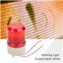 Feu d'Avertissement Voyant Alarme LED Rouge BEM-1081 220V Eclairage Tournant Système d'Eclairage Acousto-optique pour Système d'