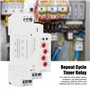 AC 220 V Relais Temporisé, GRT8-S2 Minuterie Asymétrique on/Off Répétition du Temps de Cycle
