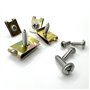 NICAVKIT Lot de 200 Assortiment de vis et d'écrous cage pour garde-boue de voiture, Carénage Spire Vitesse Clips Pince Fixation 