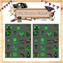 Leesgel Tatouage Enfant Pirate, 38Pcs Brillent dans Le Noir Faux Tatouage pour Pinata Anniversaire Jouet Enfant Cadeau Garcon De