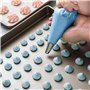 Chikanb 4 Pcs Poche à Douille Réutilisable en Silicone, Épaisse Poches à Douille à pâtisserie en Silicone DIY Gâteau Outil de Dé