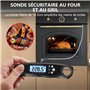 Thermometre Cuisson Lecture Instantané avec 102cm Pliable Sonde