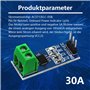 Lot de 8 capteurs de courant ACS712 - 30 A - Plage de mesure - Module de courant - Compatible avec Arduino Bascom
