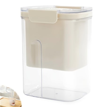 PRITOK Passoire à yaourt grecque avec couvercle : séparateur de lactosérum lavable