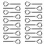 20 Pièces Boulons à œil M5 Anneau à œil 304 Acier Inoxydable Vis à œil Boulon Anneau de Fixation et Suspension