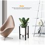 eROOSY Support de plante réglable Support de pot de fleur moderne intérieur extérieur avec largeur réglable pour pot de plante d