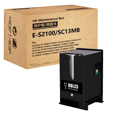 HEMEINY Réservoir d'entretien de rechange pour imprimante SureColor SC-F500 SC-F570 SC-F571 T2170 T3170 T5170 SC-T5180