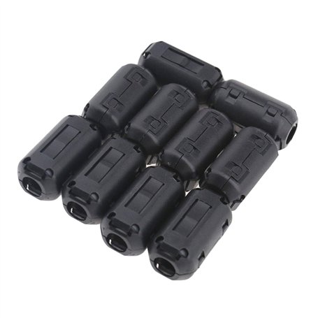 OTOTEC 10pcs Ferrite Filtre à Noyau 9mm Bruit Suppressor EMI RFI Clip Choke Câble