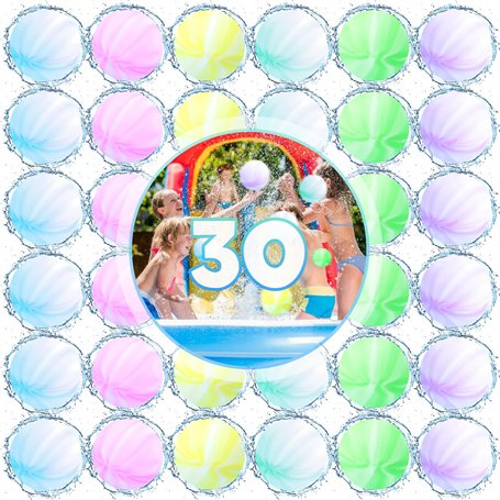 ZZXLOPEZ 30pcs Ensemble Combo Bombe à Eau