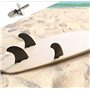 Lvjkes Vis de Planche de Surf, Vis Daileron de Longboard, 5 pièces Accessoires de Planche de Surf kit de Remplacement de Plaque 