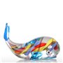 Tooarts Coloré Baleine Cadeau Ornement en Verre Figurine d'animal Soufflé Home Decor Multicolor
