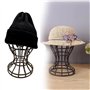 Support de Cintre Présentoir à Perruque - Porte Perruque Plastique Portable, Support de Chapeau, Durable Porte-perruque,Présento