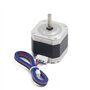 Iverntech Nema 17 Moteur pas à pas bipolaire 42 x 40 mm Corps 1,5 A 400 mN.m 2 phases 4 fils 1,8 ° pour imprimante 3D ou machine