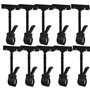 OUKEYI Lot de 10 supports rotatifs en plastique pour panneau de marchandise - Support d'affichage de prix - Clip réglable