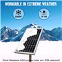 ECO-WORTHY 10watts 12 Volts Ponocristallin Panneau Solaire