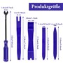 REBECASKYENS Lot de 5 Outils de démontage de Voiture Violets - Cales de Garniture de Voiture - Outils de démontage pour intérieu