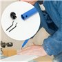 Outil d'ébavurage universel avec poignée en métal avec 11 lames de rechange, lame rotative à 360°, outil de coupe pour imprimant