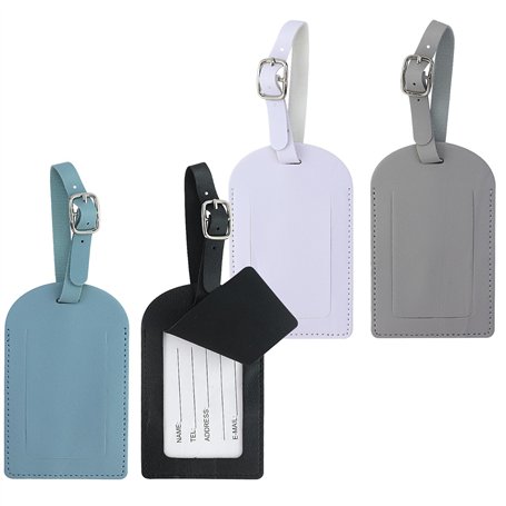 Lot de 4 étiquettes de bagage