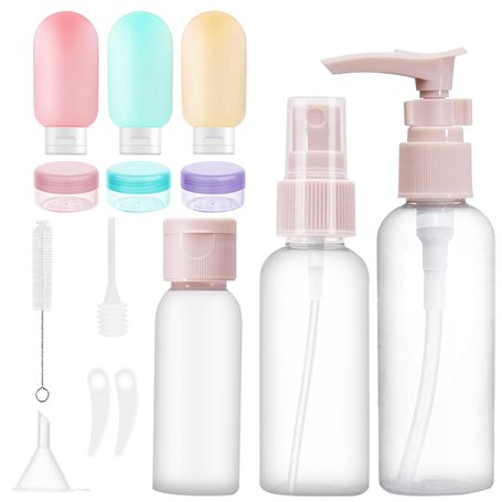 14 Pièces Flacons De Voyage Ensemble