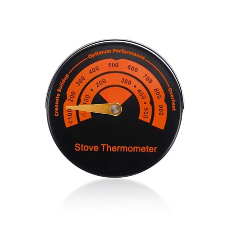 1 pièce de thermomètre de poêle magnétique