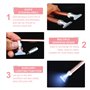 2 stylos lumineux pour peinture diamant avec lumières, pinceaux diamantés, stylos d'art diamantés, accessoires et outils d'art d