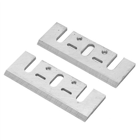 2PCS 3-1/4 Inch Tooling Lames de raboteuse Lame de Rechange pour Raboteuse électrique HSS Lame de Rabot pour Hitachi 1900B