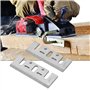 2PCS 3-1/4 Inch Tooling Lames de raboteuse Lame de Rechange pour Raboteuse électrique HSS Lame de Rabot pour Hitachi 1900B
