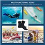 TAFACE 1 paire de chaussettes de plongée pour adultes avec bandes adhésives, palmes, chaussettes de natation, équipement de plon