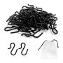 TAFACE Lot de 120 mini crochets en forme de S en métal inoxydable - Crochets de cuisine réutilisables - Convient pour salle de b