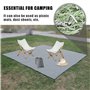 MEMOFYND 1 bâche de tente de camping avec 1 sac de rangement et 4 pics de tente, bâche de tente polyvalente pour l'extérieur, ta